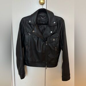 Banana Republic vegan leather jacket